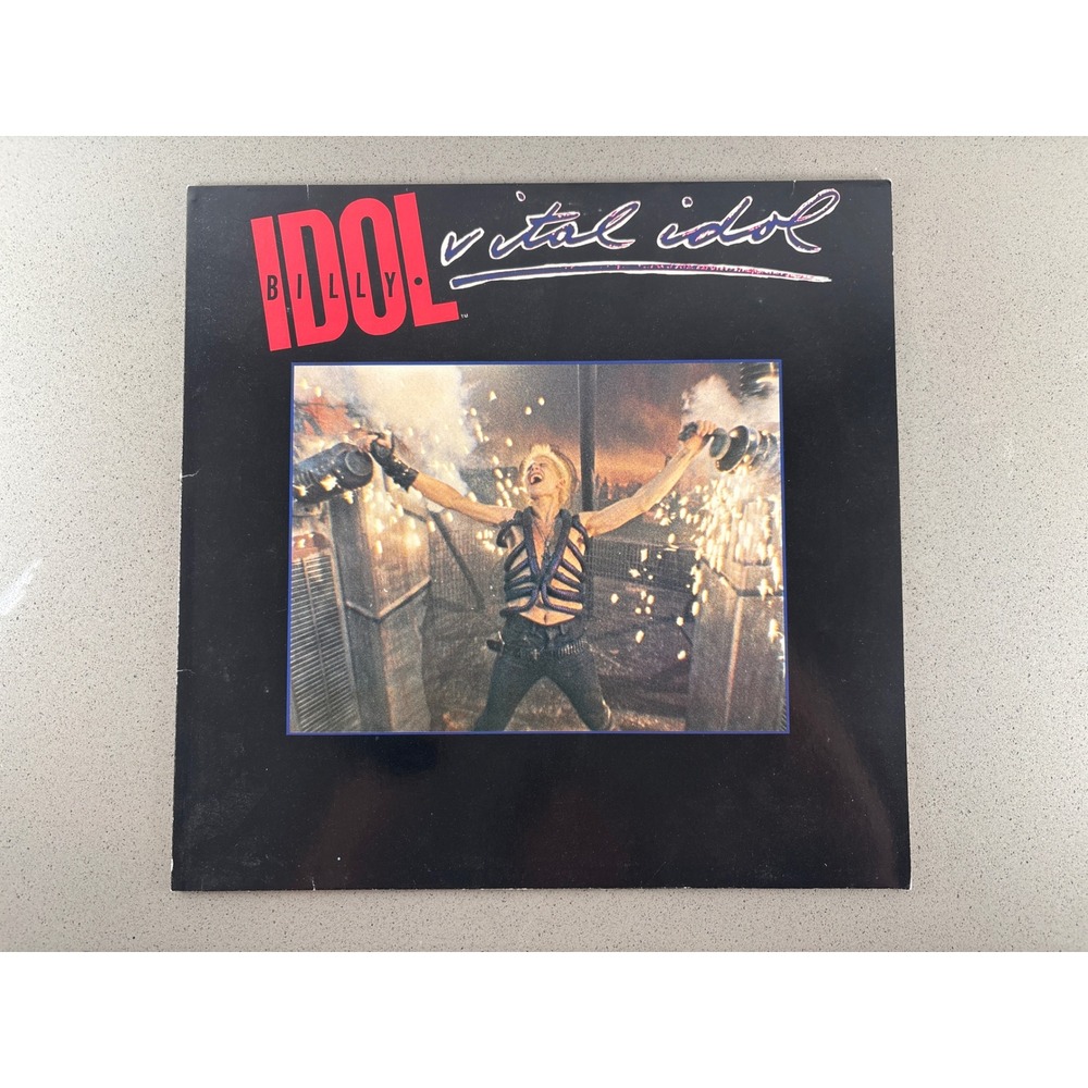 Billy Idol Vital Idol Vinyl LP 1985 Chrysalis 207 077 Western Germany Pressing
